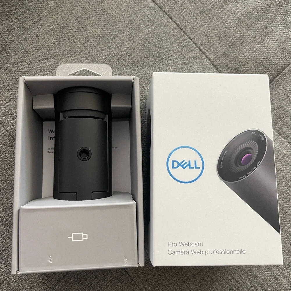 NEW Dell Pro Webcam 2K QHD WB5023 WCMJK Opened